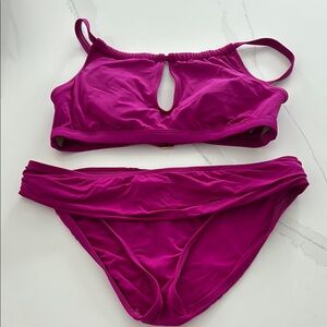 COPY - La Blanca Magenta Bikini Set